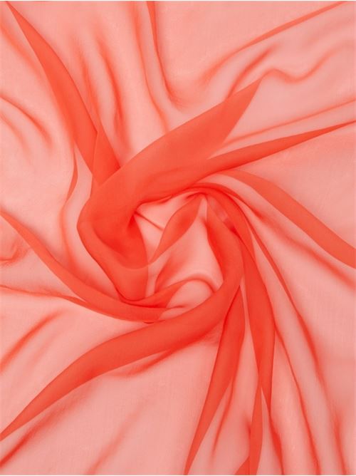stola donna chiffon di seta arancio MAX MARA | 14541072311014